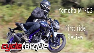 Yamaha MT 03 - 2016 Model review