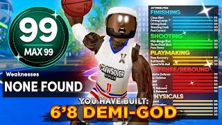 The BEST 1v1 DEMI-GOD Build Has NO COUNTERS In Practical Basketball