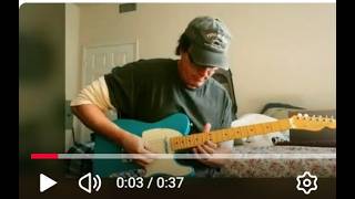 Telecaster Guitar Solo - key of F minor + Boss rc-3 looper