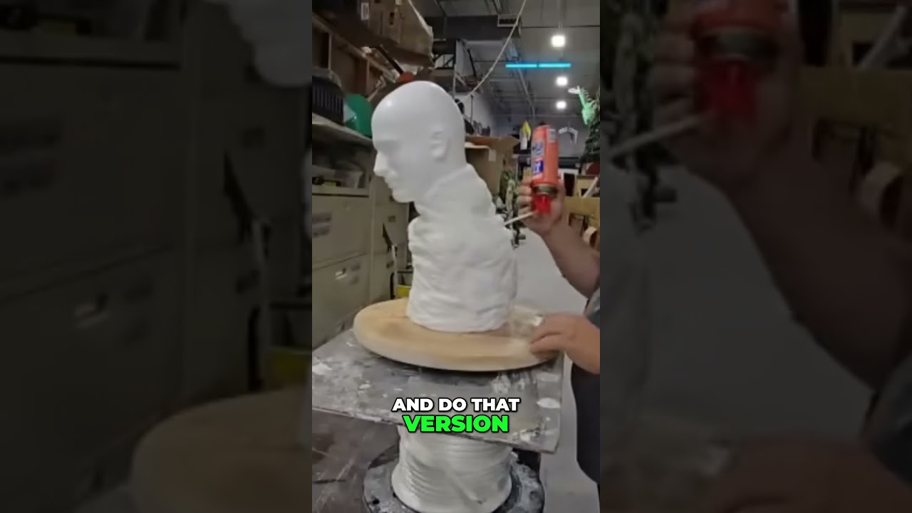 Part 3 DIY Graveyard Bust   Sculpting Secrets REVEALED  Head Tilt Trick You NEED To Know! #sculpture