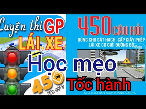 Video Phương pháp học mẹo siêu tốc 450 câu hỏi Thi giấy phép... - YouTube
