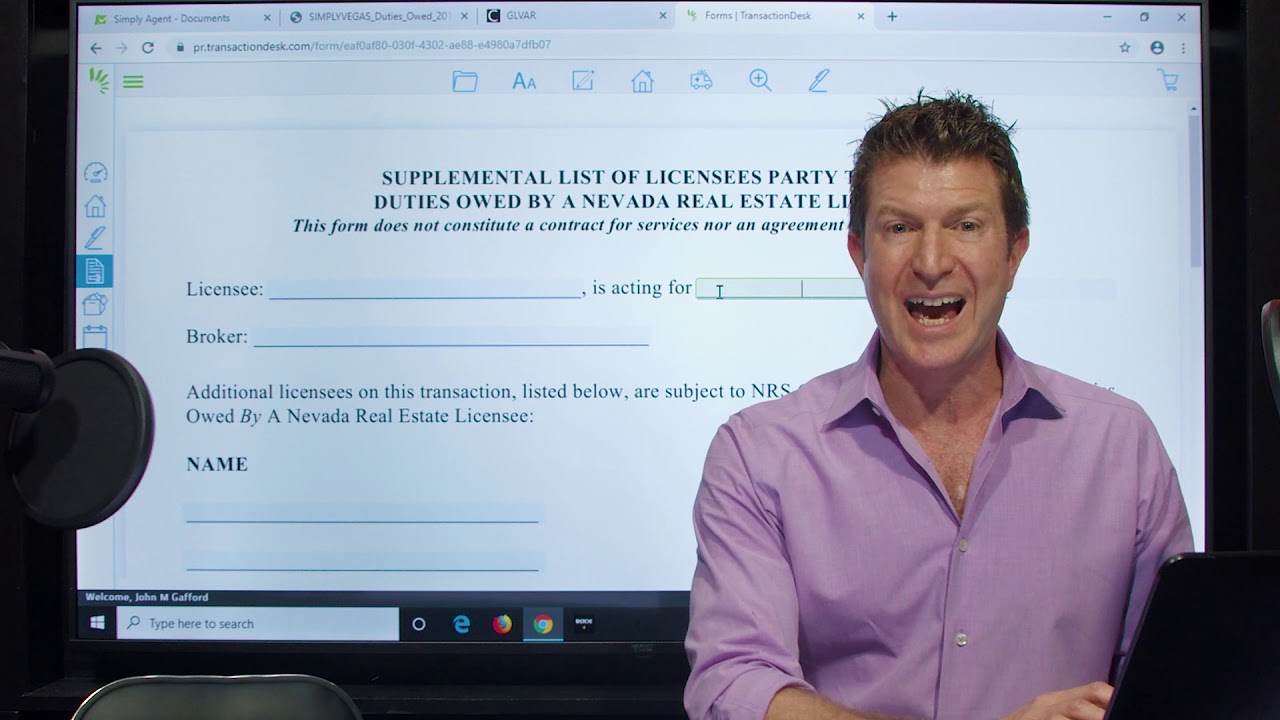 Duties Owed - Supplemental List of Licensees