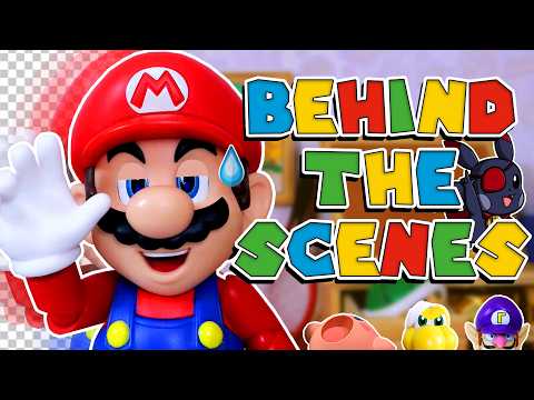 Mario's Picture Day - Behind The Scenes [Super Smash Bros Stop Motion Animation]