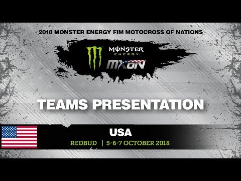 TEAMS PRESENTATION to the Crowd - Monster Energy FIM Motocross of Nations 2018
