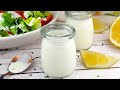 Sauce/vinaigrette au yaourt : Recette rapide fait en 5 min !