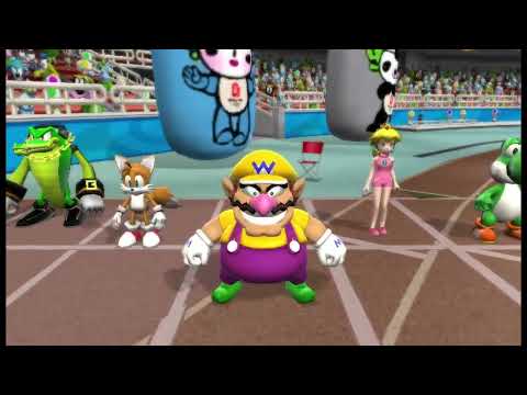M S At The Olympic Games Wario Fails In Free 8 Circuit Athletics Track Events
