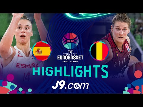 Spain 🇪🇸 vs Belgium 🇧🇪 | Final | J9 Highlights | FIBA #EuroBasketWomen 2023
