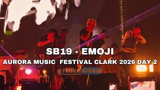 [4K] SB19 - EMOJI  | AURORA MUSIC FESTIVAL CLARK 2026 DAY 2 