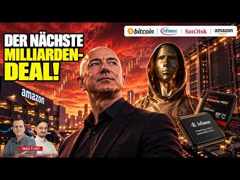 Dow Jones weakening - Nasdaq 100 strong! SanDisk, Infineon, Amazon, Bitcoin in check