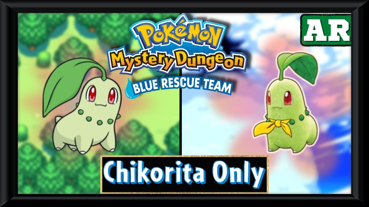 i beat pokemon blue rescue team with two chikorita Pokemon Challenge Run! YouTube