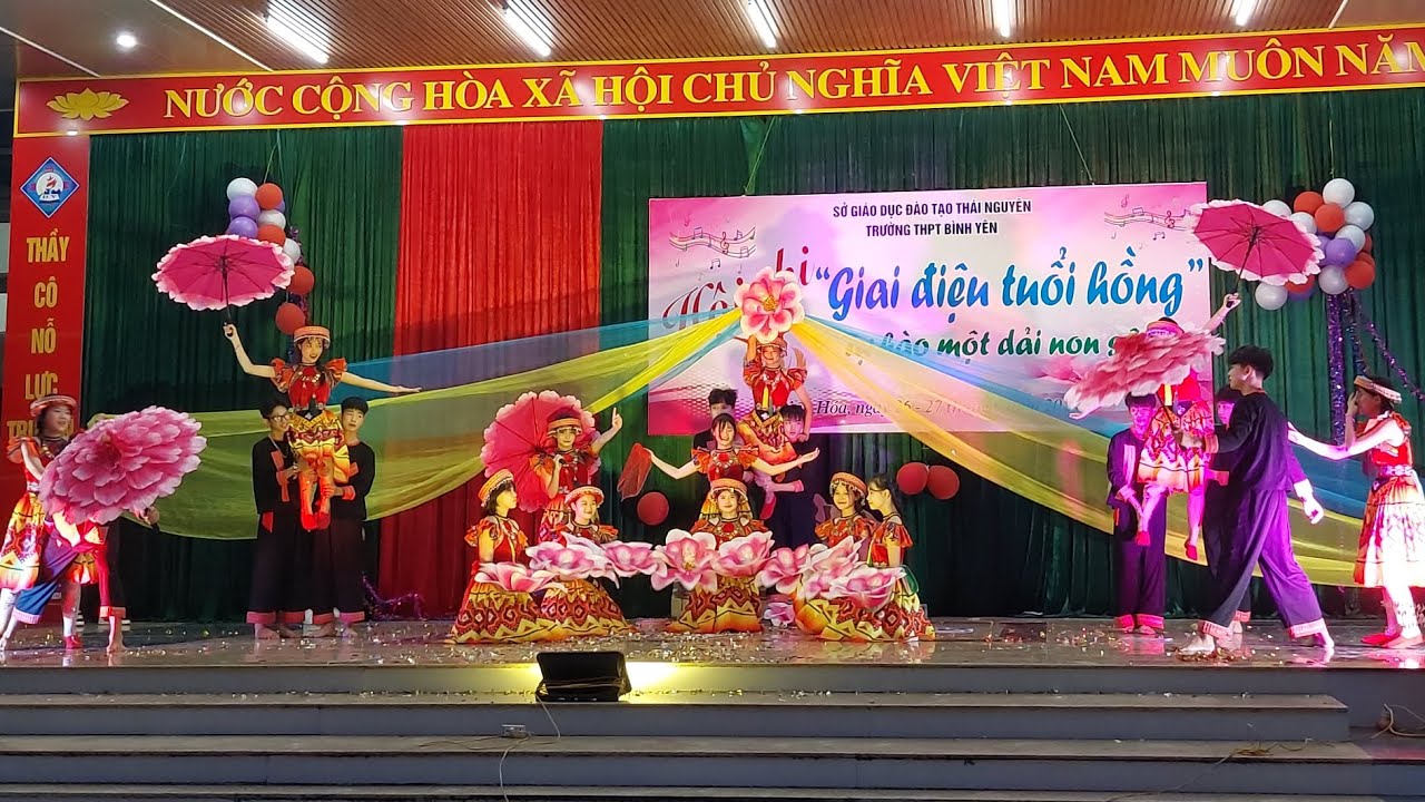 Giai điệu tuổi hồng chi đoàn 10A1.Trường THPT Bình Yên Định Hóa Thái Nguyên. #giaidieutuoihong