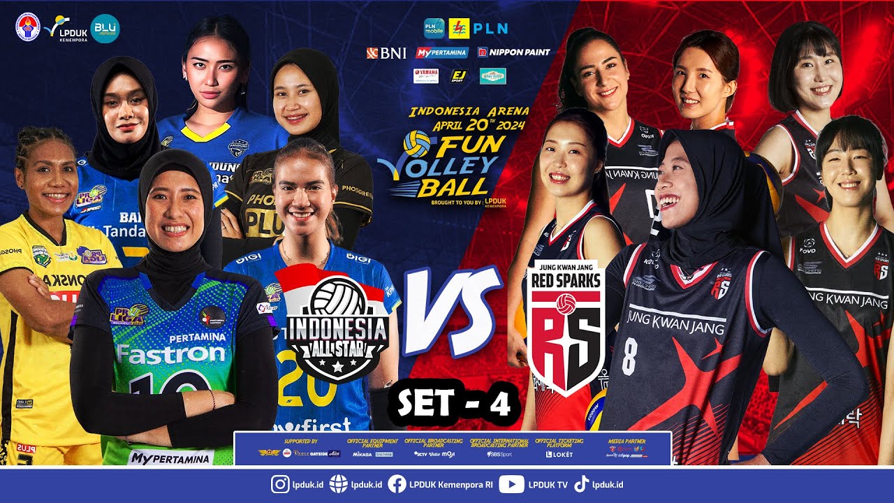FUN VOLLEYBALL 2024: PERTANDINGAN SET KE-4