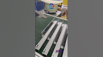 Concealed drawer slide assembly machine #Yanman