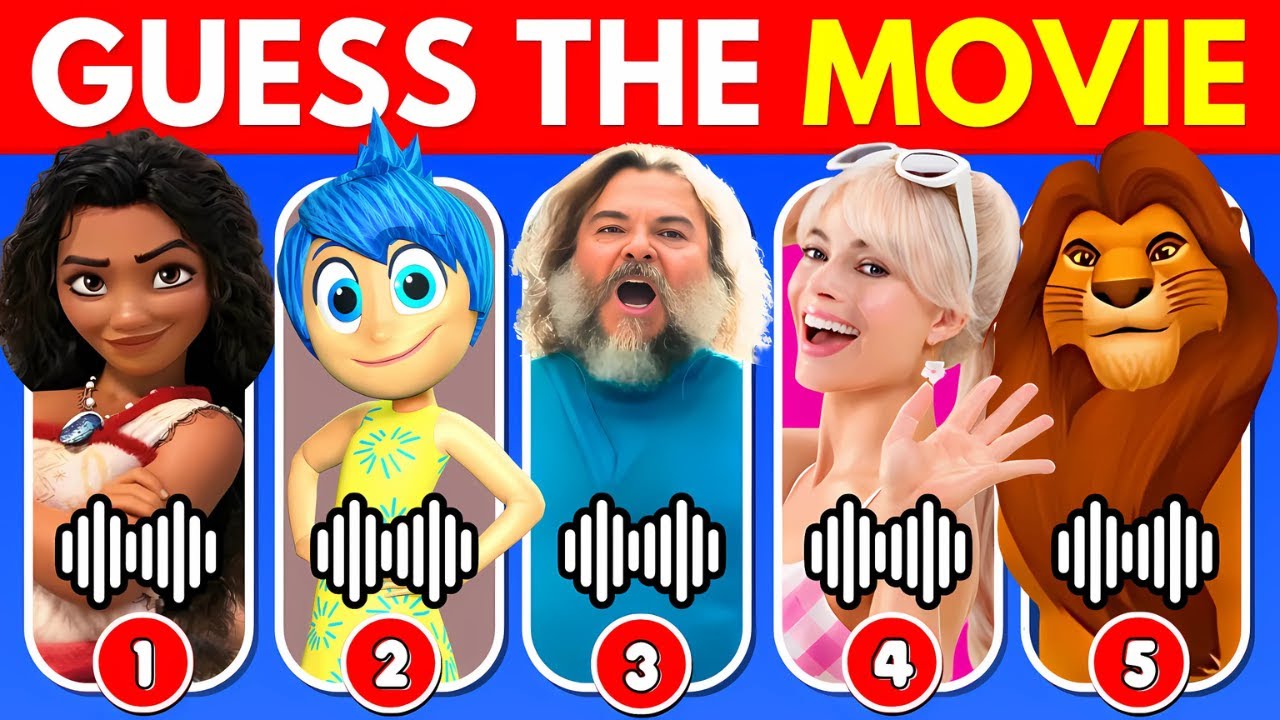 Guess the Movie by the Song | Descendants, Moana 2, Wicked, Encanto, Squid Game & more | Movie Quiz