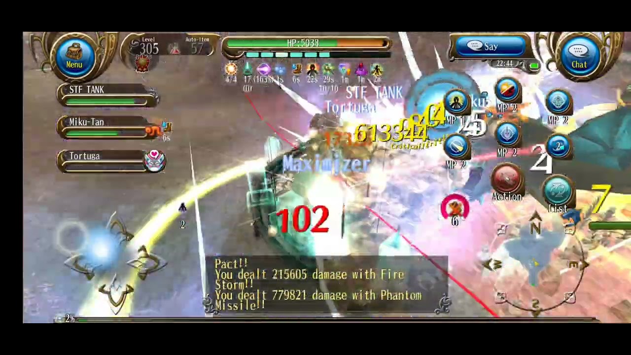 Toram Online: INT STR CRT Magic Necromancer Staff/Shield vs Deformis (Nightmare)!