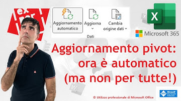 EXCEL 365 – TRUCCHI:  🔄 Il comando che mancava: aggiornamento automatico delle tabelle pivot