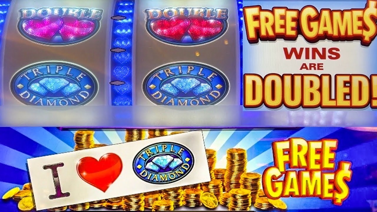 luck888 I Love Triple Diamond Free Games Old School 3 Reel Slot