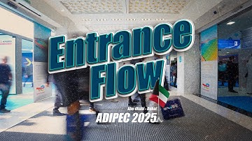 Long Exposure Entrance Flow – ADIPEC Abu Dhabi 2025 | 4K Cinematic Exhibition Footage”