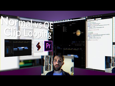Premiere Scripting QuickTip - Normal vs QE Clip Looping