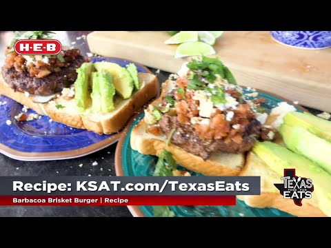 Recipe Barbacoa Brisket Burger H-E-B Texas Eats