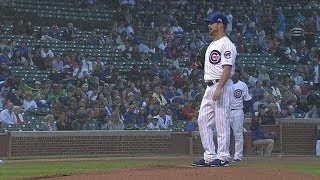 WSH@CHC: Wood fans four over 6 2/3 innings of work