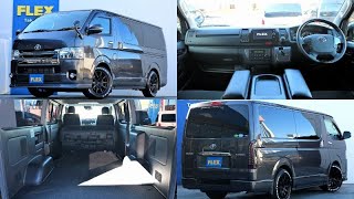 【FLEXハイエース高崎店】高年式！！低走行車輌♪H30年式 ハイエースバン スーパーGL ダークプライムⅡ  ディーゼルターボ 4WD 【厳選仕入/ワンオーナー】HM0390