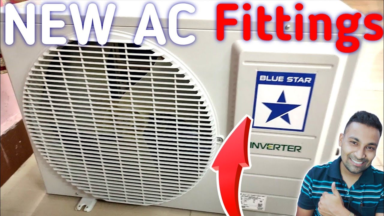 Split AC Installation Guide blue star ac installation 1.5 TON