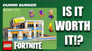 Lego Fortnite KIT REVIEW - DURR BURGER | Lego Fortnite