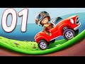 🚗 Mountain Climb : Jump Pt 1 | Mini Rusty Car Uphill Adventure!