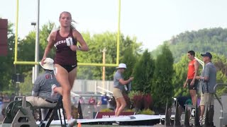 Deerfield's Emmerson Drobac wins D3 Girls 3200m state title