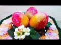 Мраморные пасхальные яйца / Очень красивые яйца на Пасху