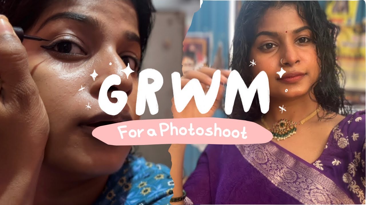 GRWM for a Photoshoot 📸 💜 
