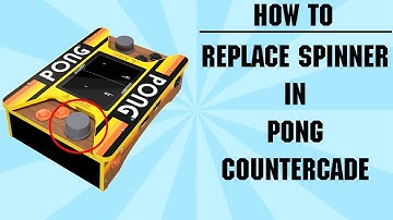 A1UP HOW TO: Replace Spinner in Pong Countercade
