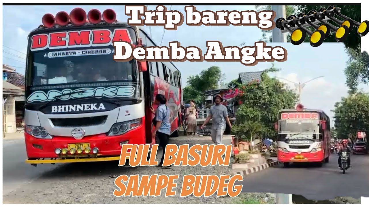 TRIP PERDANA DEMBA ANGKE ‼️ IKUT BUKBER BARENG BUS ARTIS DI ISLAMIC CENTRE INDRAMAYU