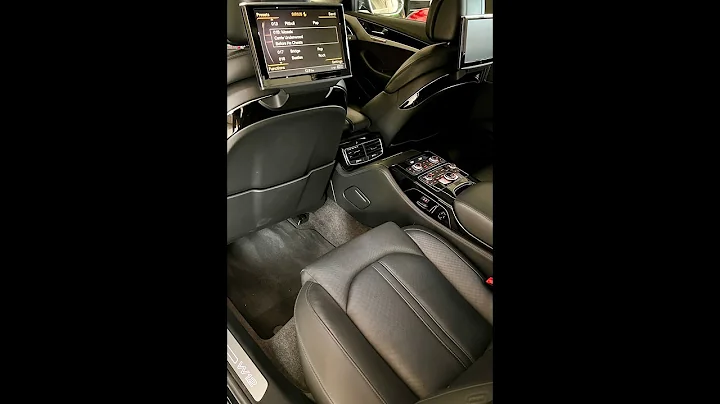Audi A8L W12: Rear Seating Features