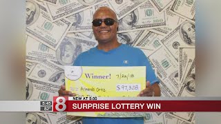 Hartford man happy to find out he won $97K in lottery after mother's mistake