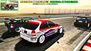 We Raced with only Honda Civics at the Track - Car Parking Multiplayer New Update screenshot 5