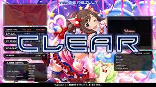 ★20 Yakumo JOINT STRUGGLE -EXTRA- HARD CLEAR AAA
old score from like 3 months ago lol!! ★20 Yakumo JOINT STRUGGLE -EXTRA- HARD CLEAR AAA
