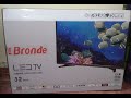 مراجعة مميزات تلفاز بروند review bronde TV 32 LED Téléviseur TNT recepteur intégrée 4 serie NR0-D0A