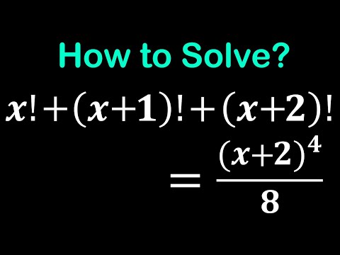 A Nice Factorial Equation Explored | Math Olympiad Training
