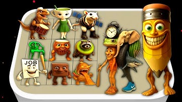 MAX Level II NIEUW! Brainrot Merge - Brainbot S2 Merge Battle, Merge Master Monster Battle, Gameplay