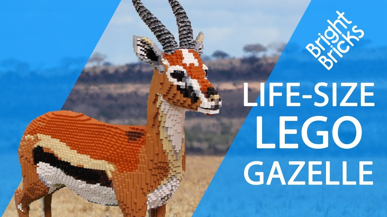 Life-Size LEGO Gazelle!