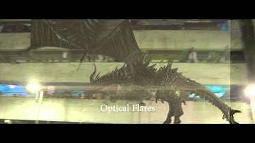 After Effects (Element 3D) - Alduin Dragon Animation & Render test