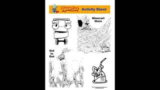 Pajama Sam Coloring pages