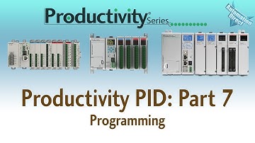 Productivity PID Loop Part 7 - Programming from AutomationDirect