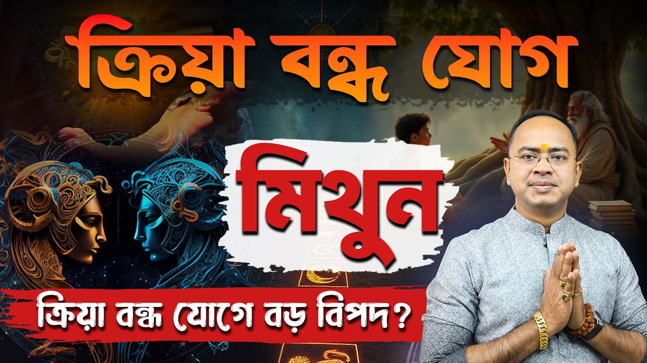 মিথুন রাশির ক্রিয়া বন্ধ যোগ ও তার শক্তিশালী প্রতিকার | Santanu Dey