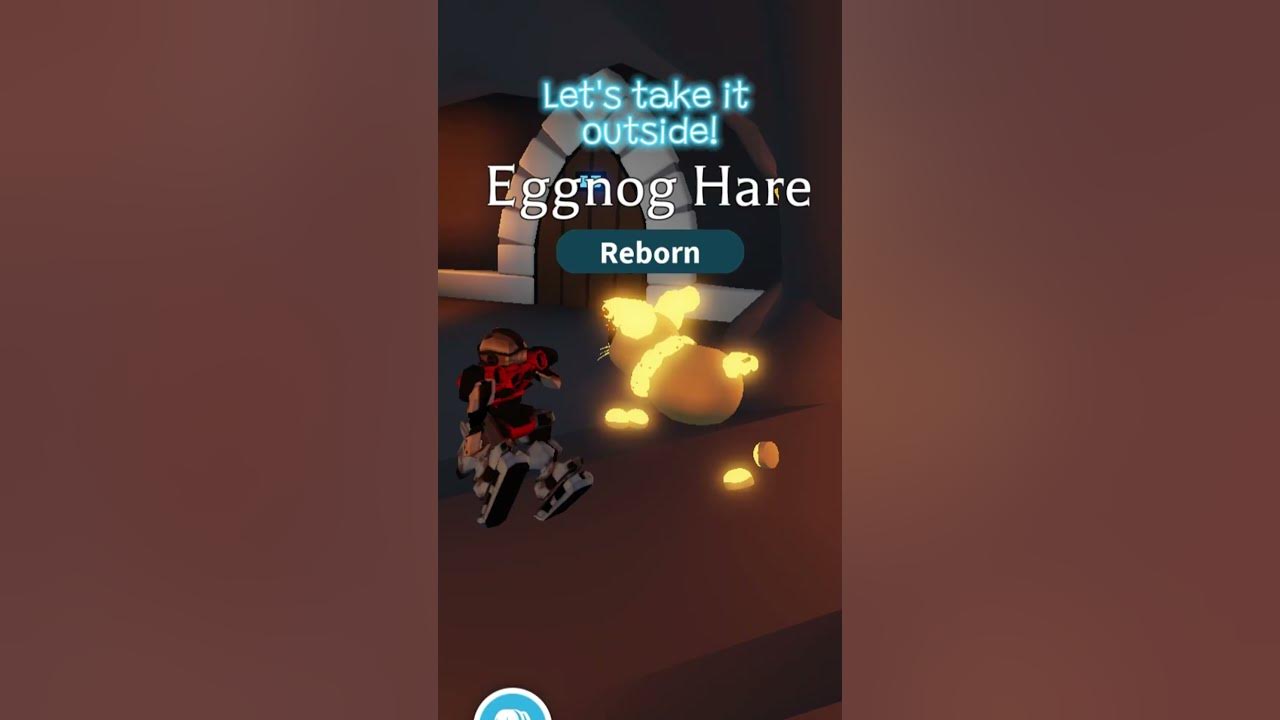 Watch me neon the Eggnog Hare in Adopt Me!! #roblox #adoptme #