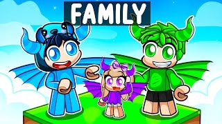Having a DRAGON FAMILY in Roblox!