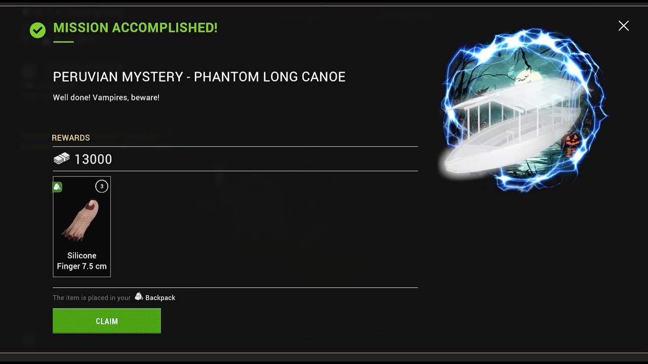 Fishing Planet, ПЕРУАНСКАЯ ТАЙНА — ДЛИННОЕ КАНОЭ-ФАНТОМ