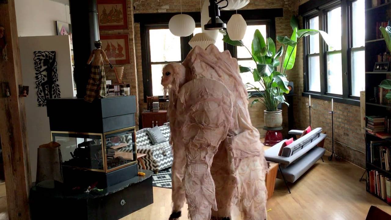 Halloween 2016 - 4 legged stilt costume - YouTube